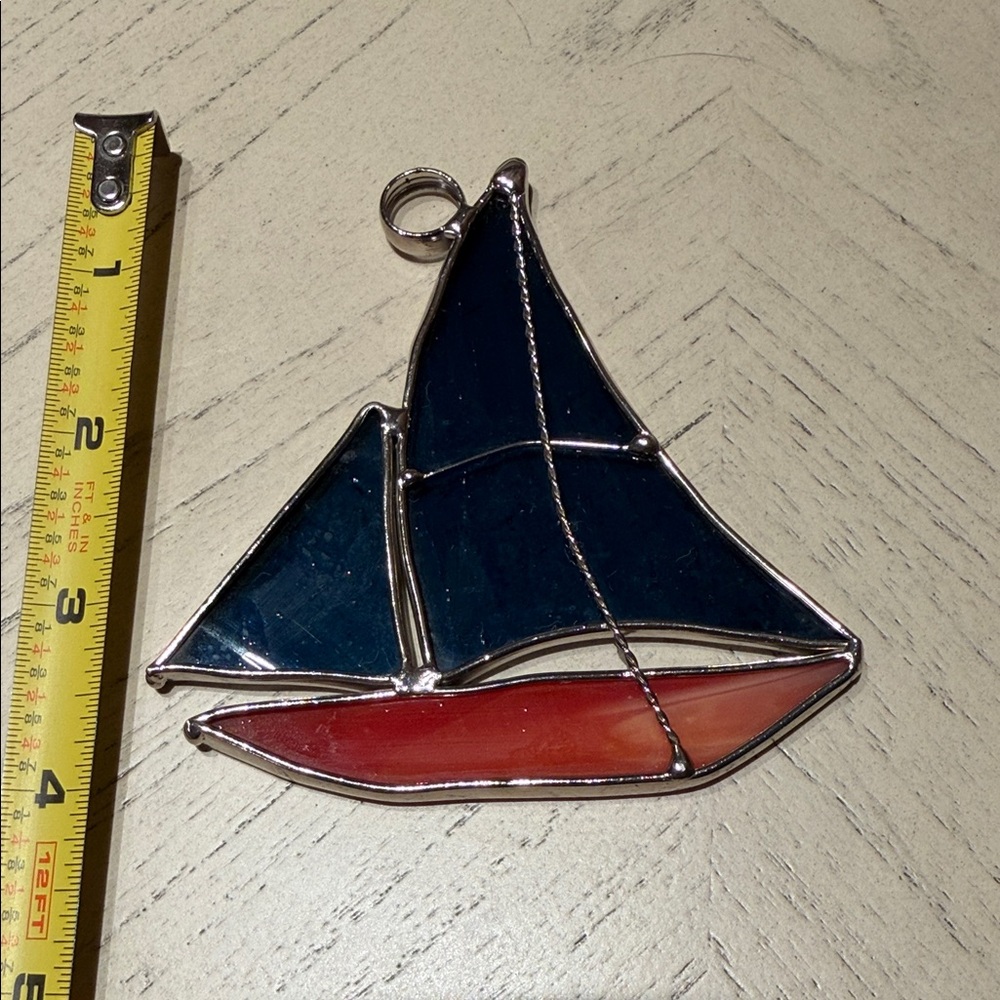 Stained Glass Nautical Suncatcher - Mixed Colors - Picture 3 of 3